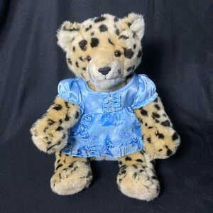 ⭐️ 2007 Build-A-Bear WWF World Wild Life Fund Cheetah Plush Blue Floral Shirt